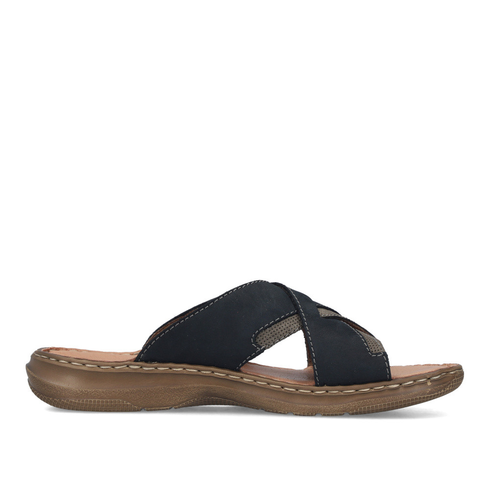 detail Pánské nazouváky RIEKER 21493-14 modrá S6