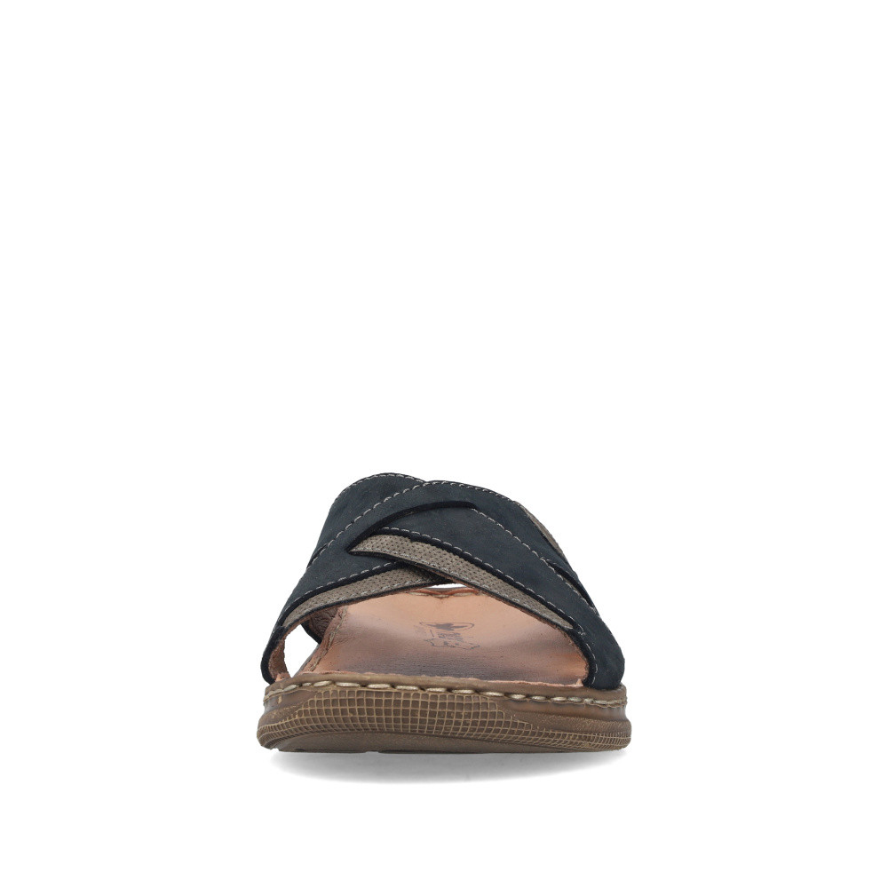 detail Pánské nazouváky RIEKER 21493-14 modrá S6