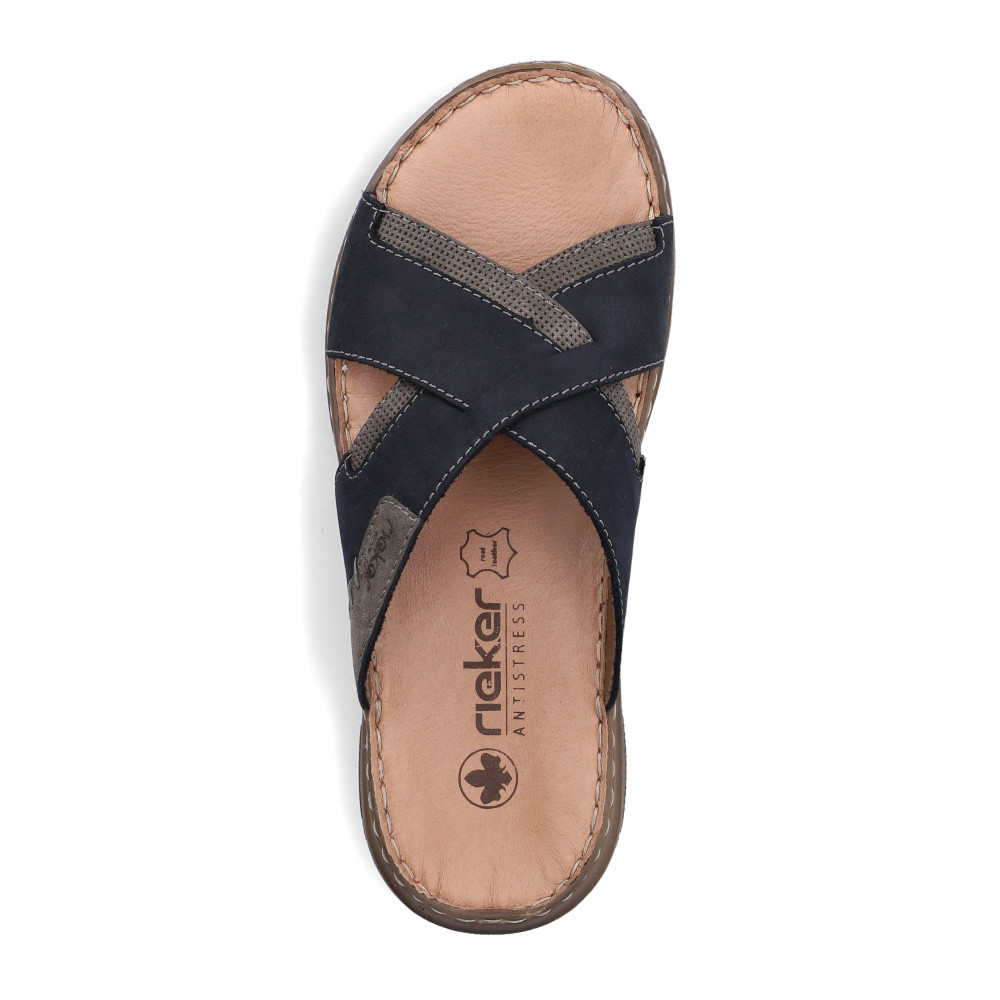 detail Pánské nazouváky RIEKER 21493-14 modrá S6