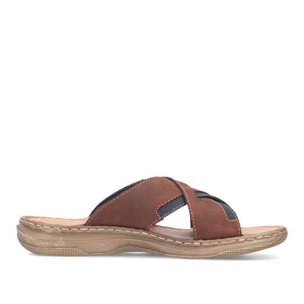 detail Pánské nazouváky RIEKER 21493-22 hnědá S6