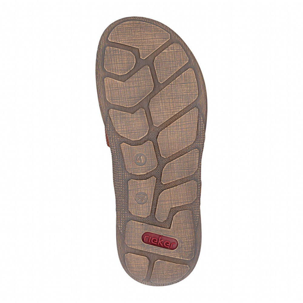 detail Pánské sandály RIEKER 22055-24 hnědá S6