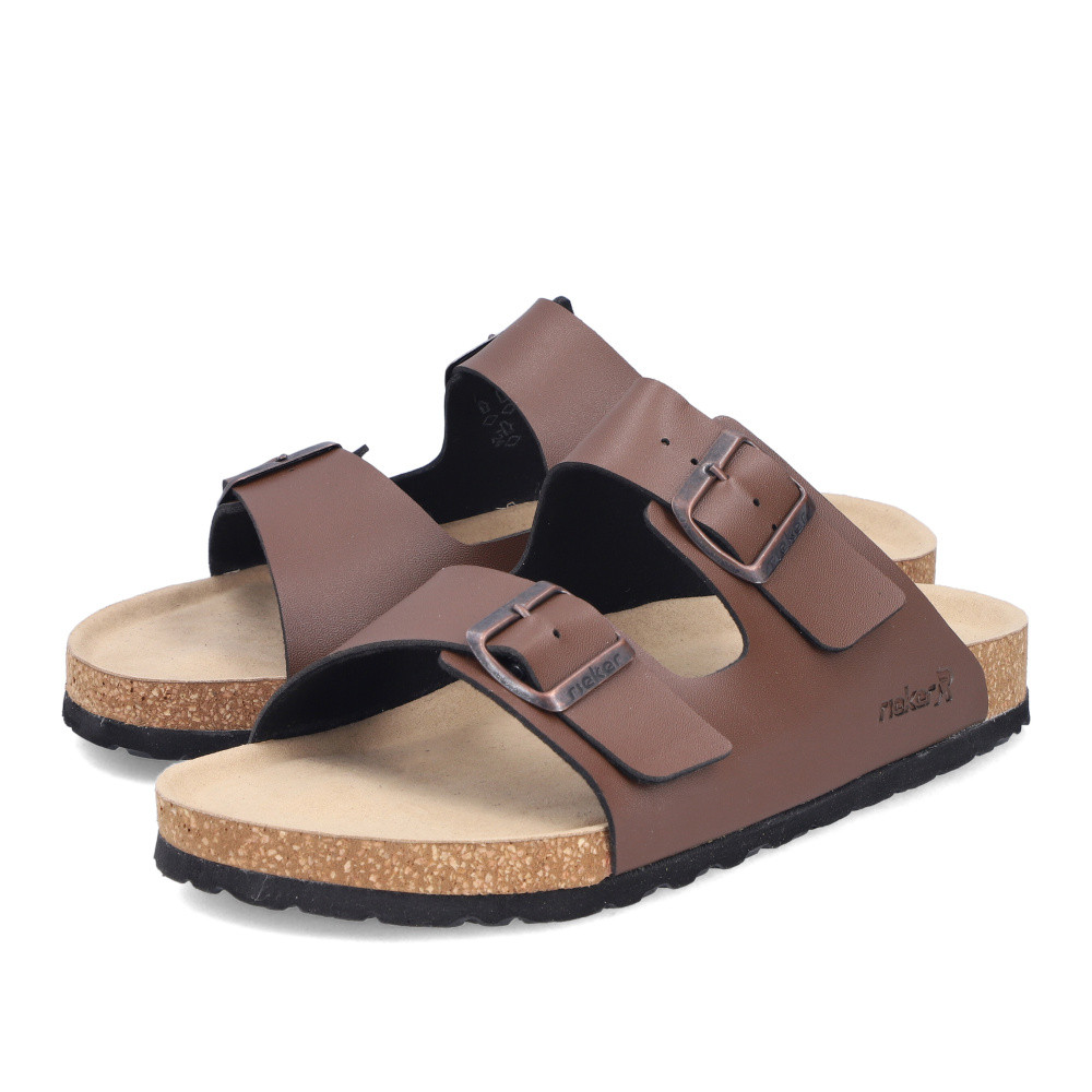 detail Pánské nazouváky RIEKER 22190-22 hnědá S6