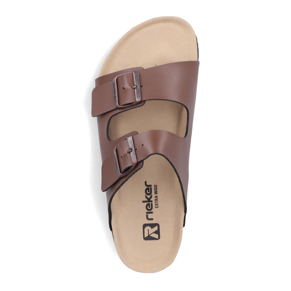 detail Pánské nazouváky RIEKER 22190-22 hnědá S6