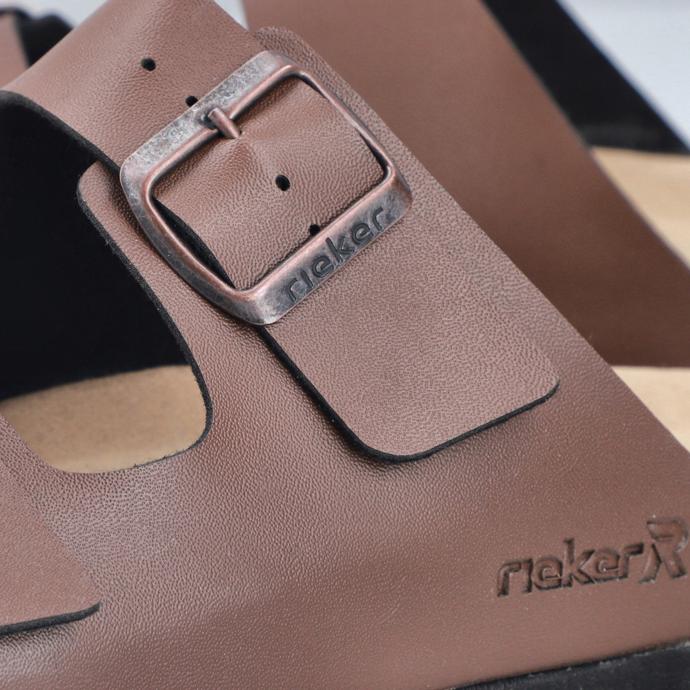 detail Pánské nazouváky RIEKER 22190-22 hnědá S6