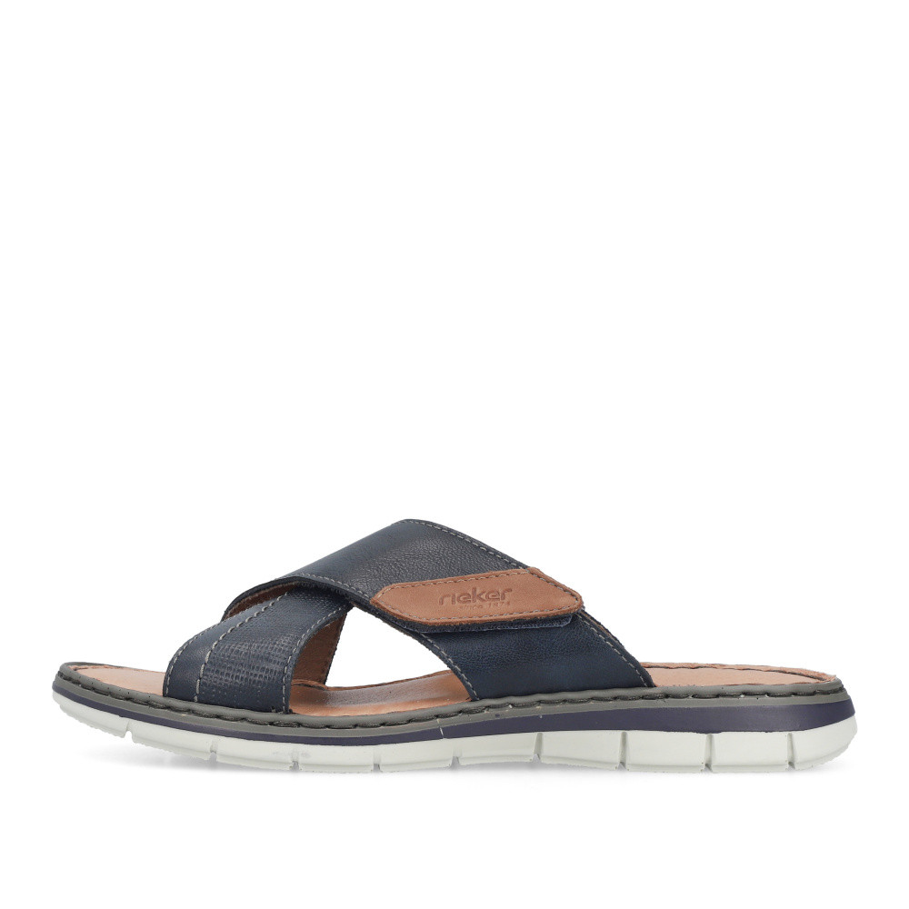 detail Pánské nazouváky RIEKER 25151-14 modrá S6