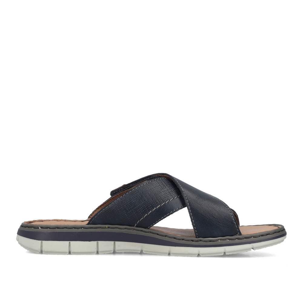 detail Pánské nazouváky RIEKER 25151-14 modrá S6