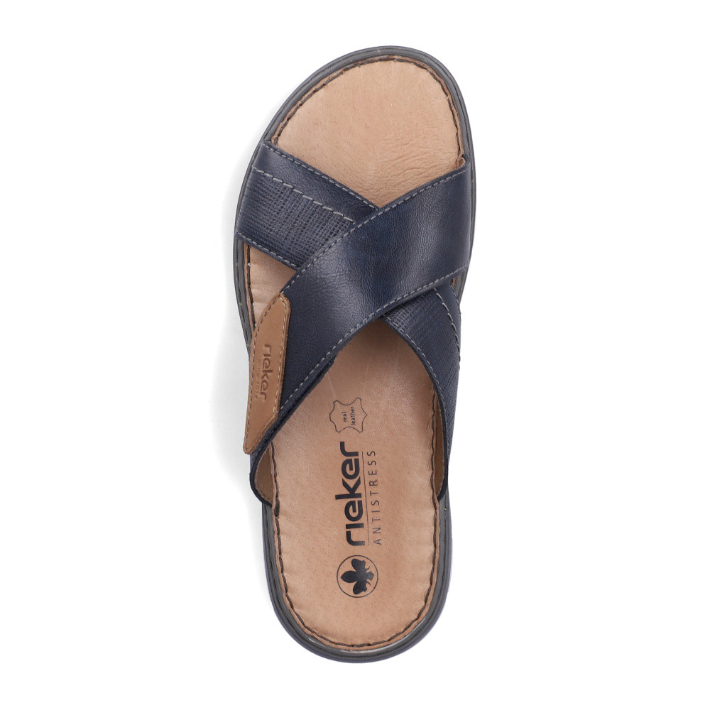 detail Pánské nazouváky RIEKER 25151-14 modrá S6