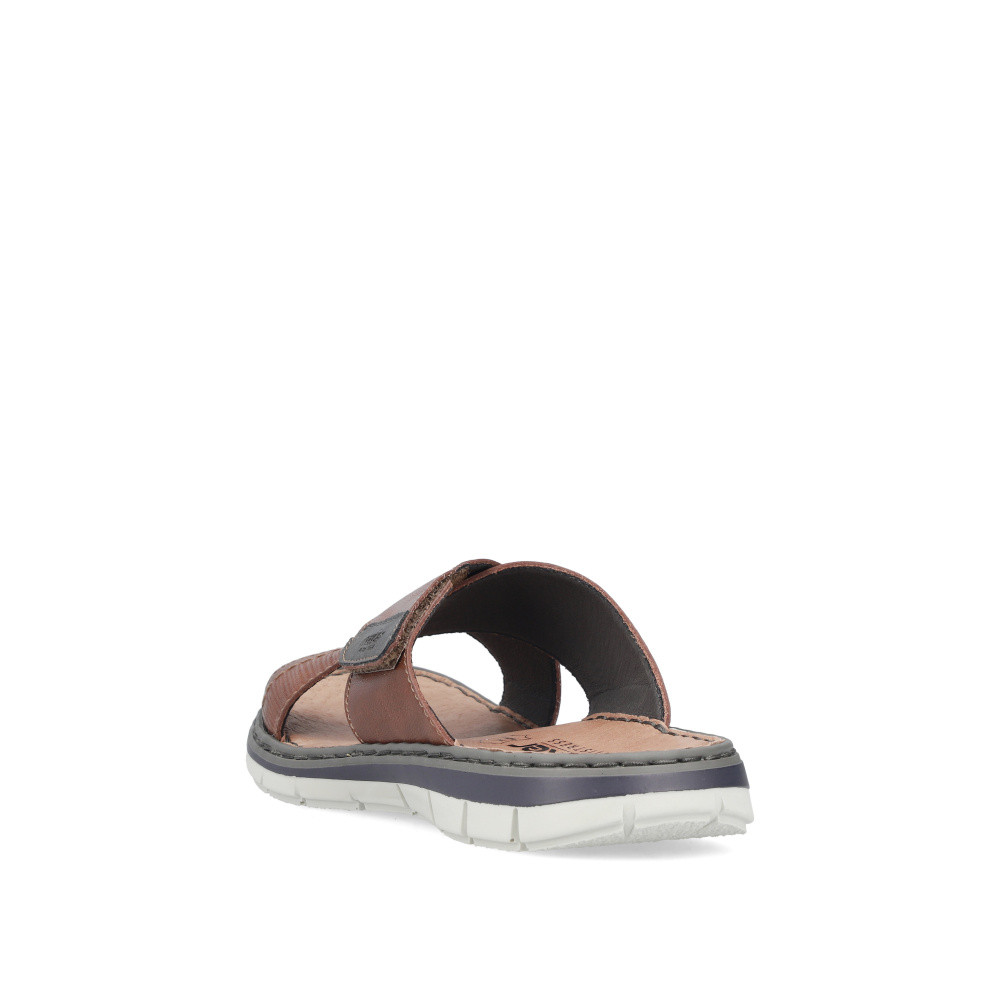 detail Pánské nazouváky RIEKER 25151-24 hnědá S6