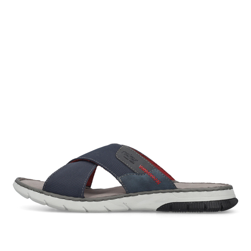 detail Pánské nazouváky RIEKER 25250-14 modrá S6