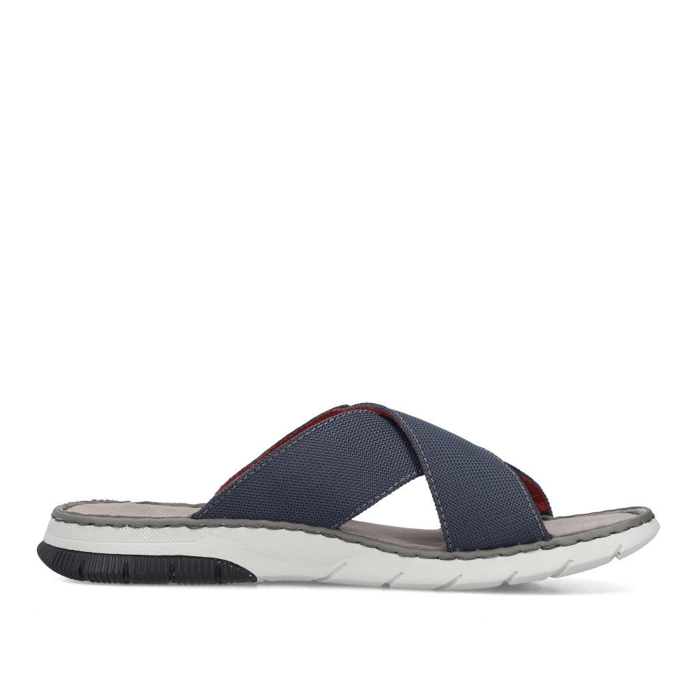 detail Pánské nazouváky RIEKER 25250-14 modrá S6