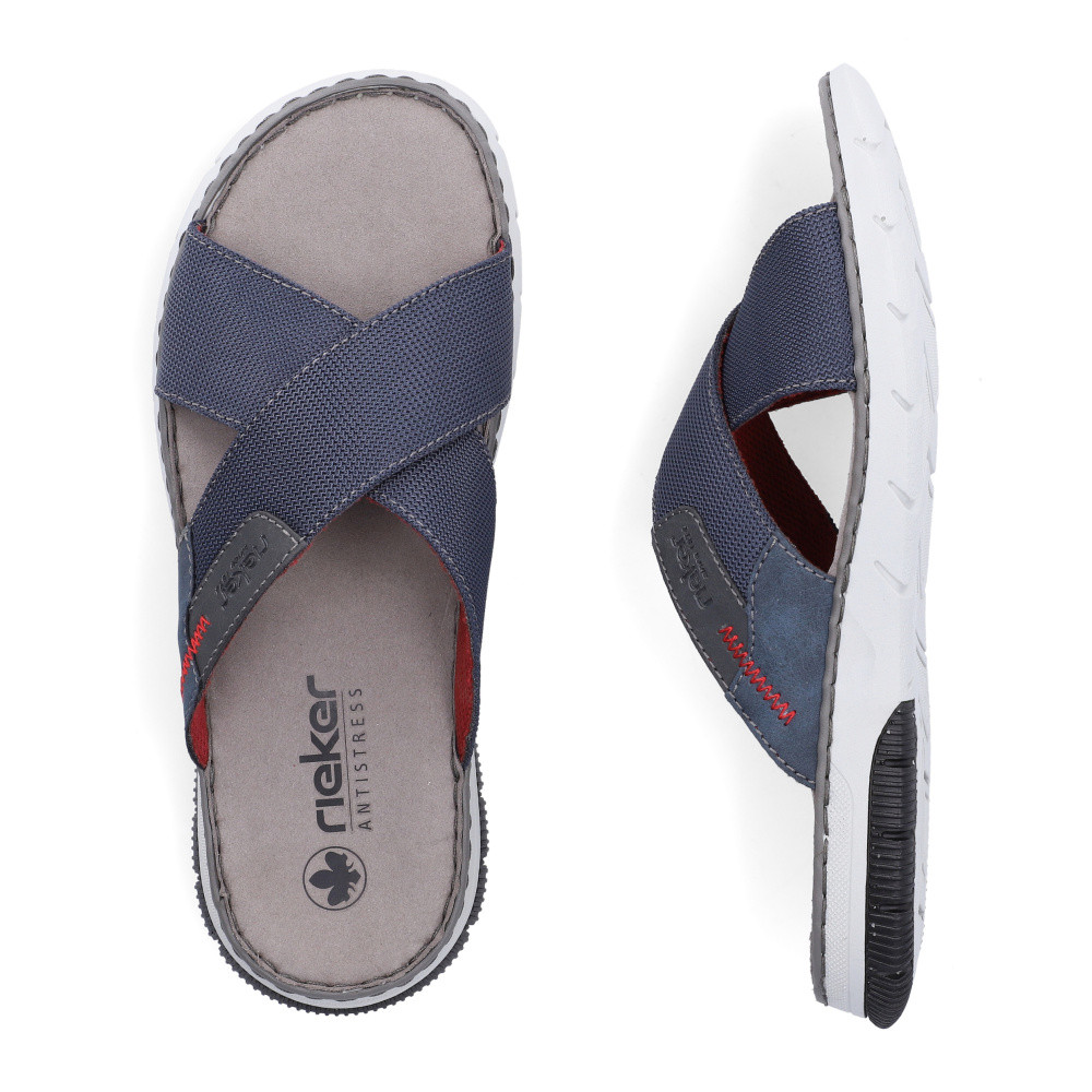 detail Pánské nazouváky RIEKER 25250-14 modrá S6