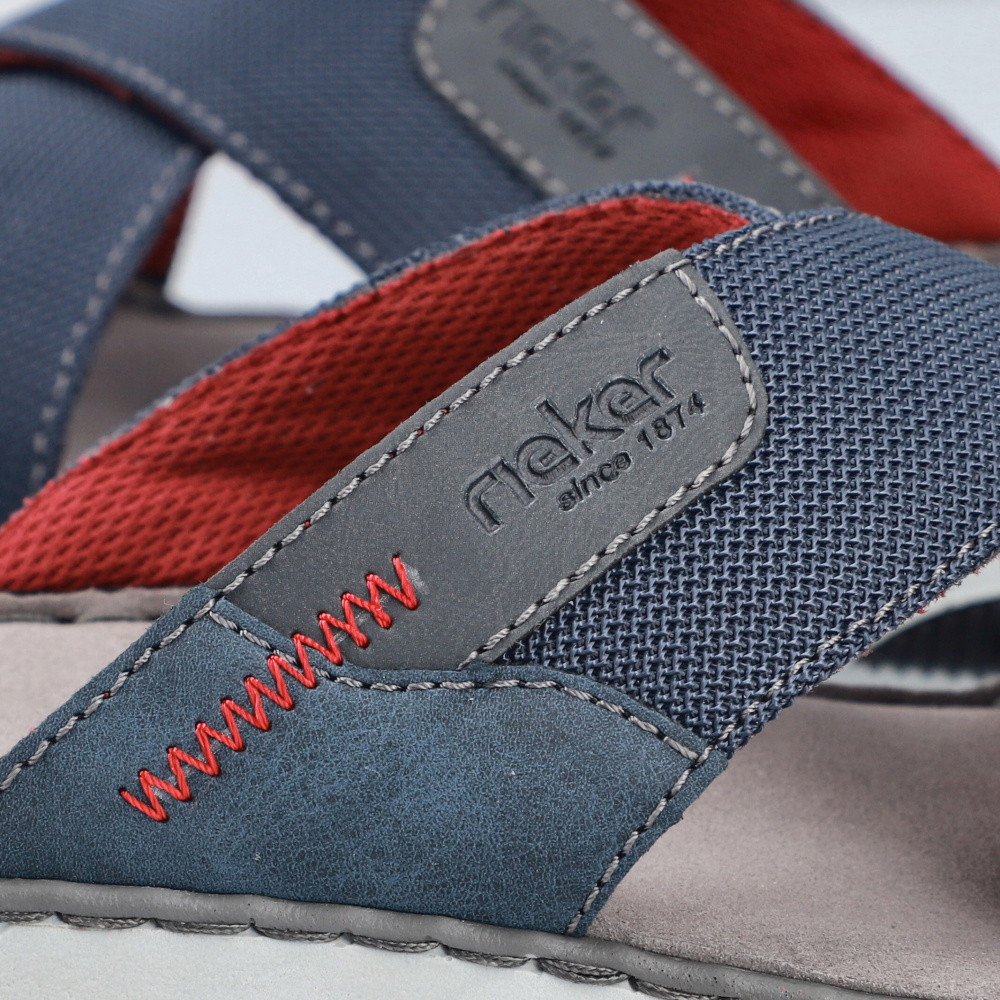 detail Pánské nazouváky RIEKER 25250-14 modrá S6