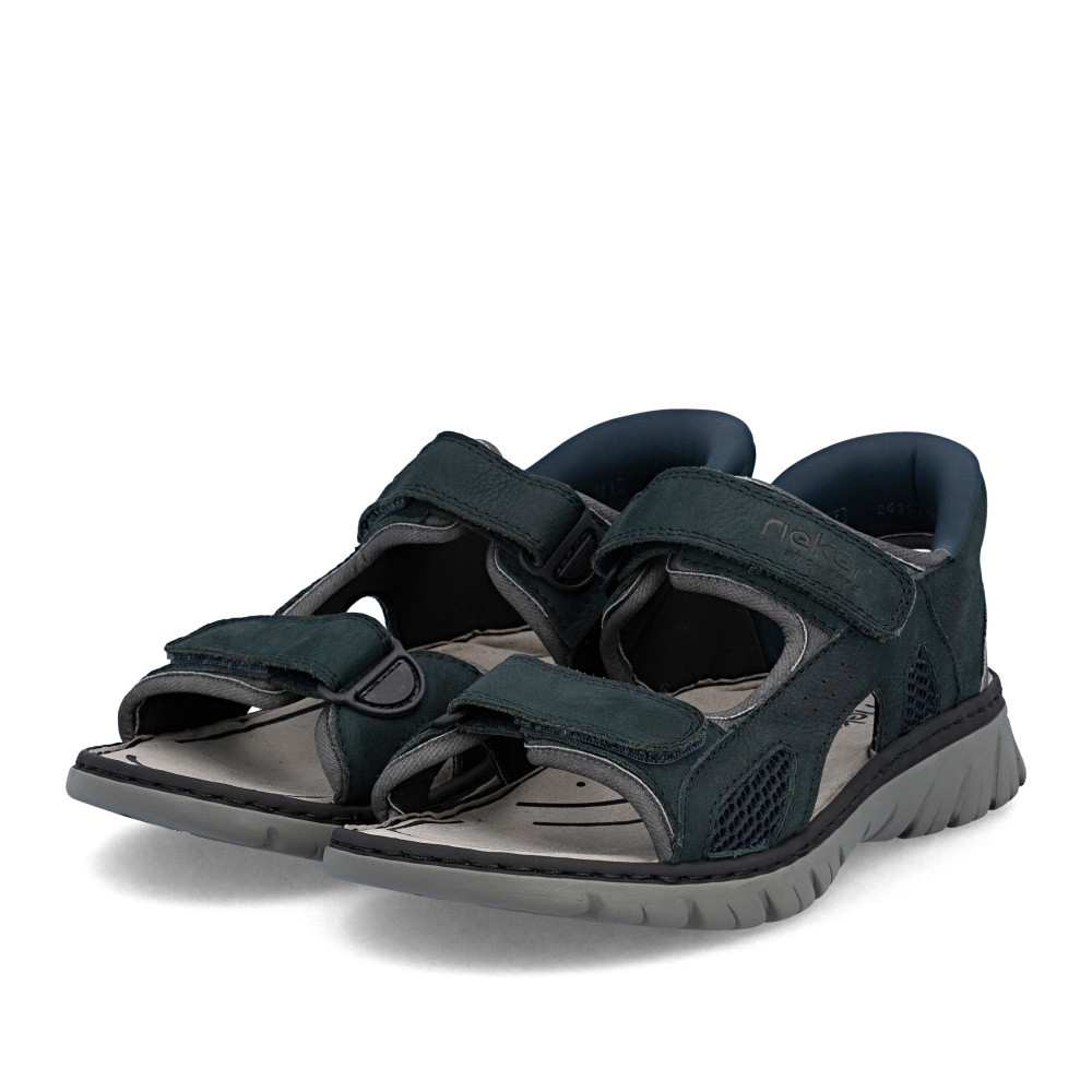 detail Pánské sandály RIEKER 26753-14 modrá S6