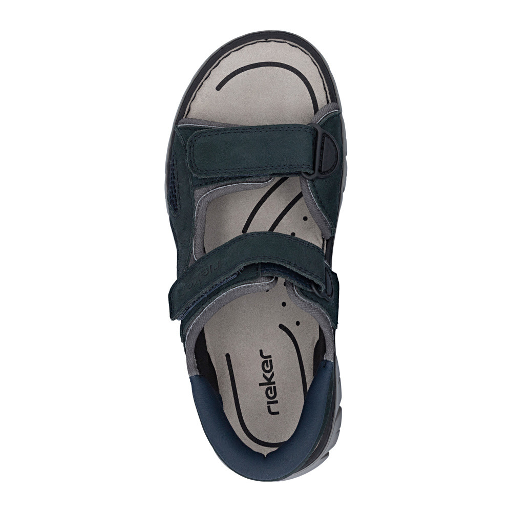 detail Pánské sandály RIEKER 26753-14 modrá S6