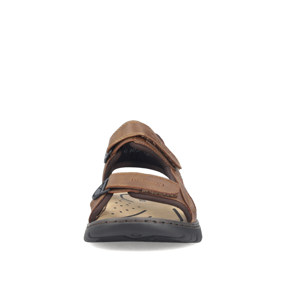 detail Pánské sandály RIEKER 26761-22 hnědá S6