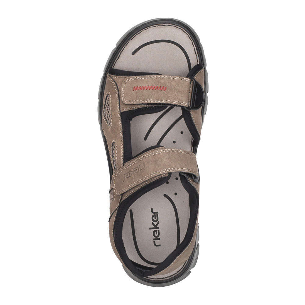 detail Pánské sandály RIEKER 26761-65 béžová S6