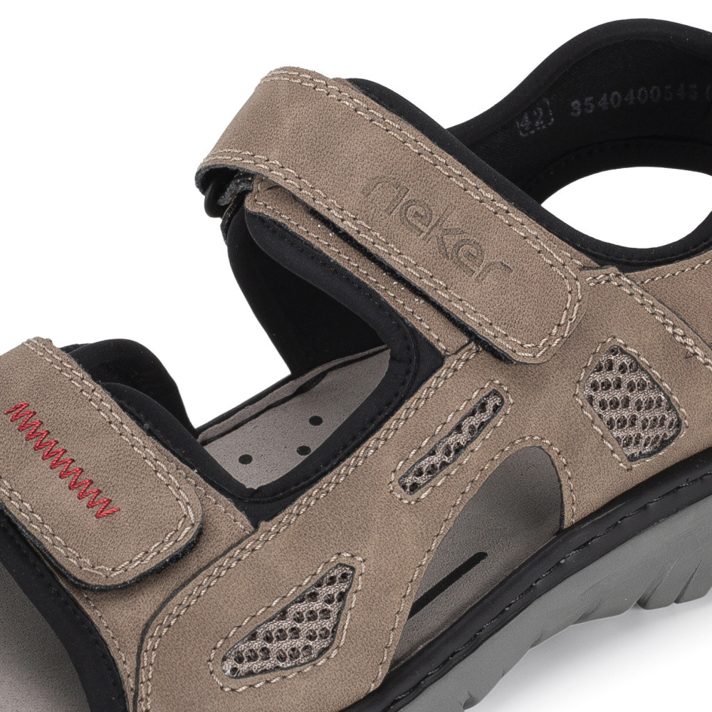 detail Pánské sandály RIEKER 26761-65 béžová S6