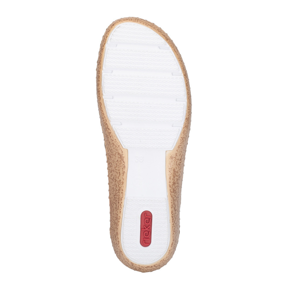 detail Dámské baleríny RIEKER 44872-52 zelená S6