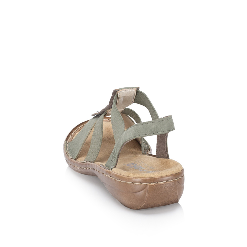 detail Dámské sandály RIEKER 60883-52 zelená S6