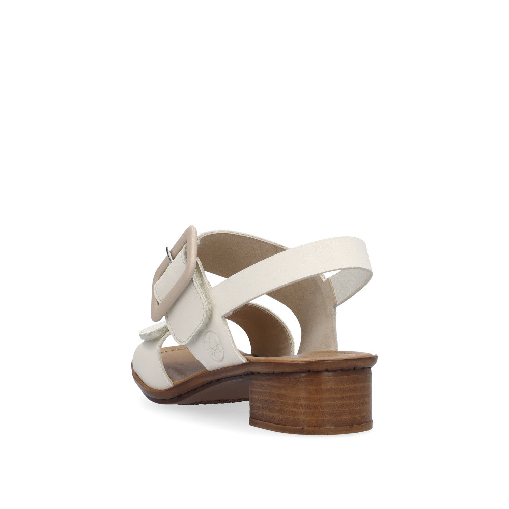 detail Dámské sandály RIEKER 62663-61 béžová S6