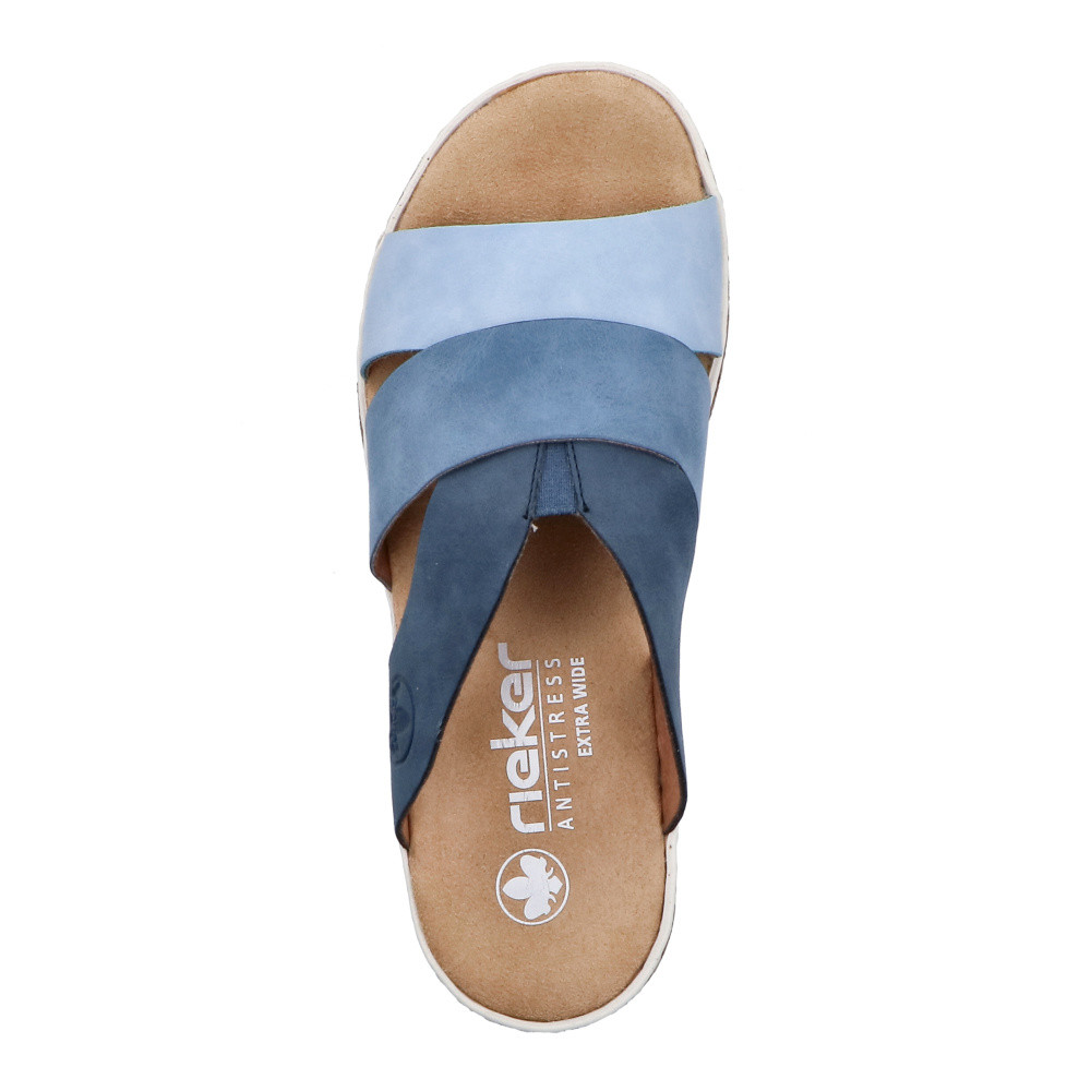 detail Dámské nazouváky RIEKER 62780-12 modrá S6