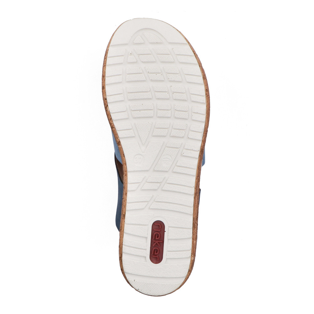 detail Dámské nazouváky RIEKER 62780-12 modrá S6