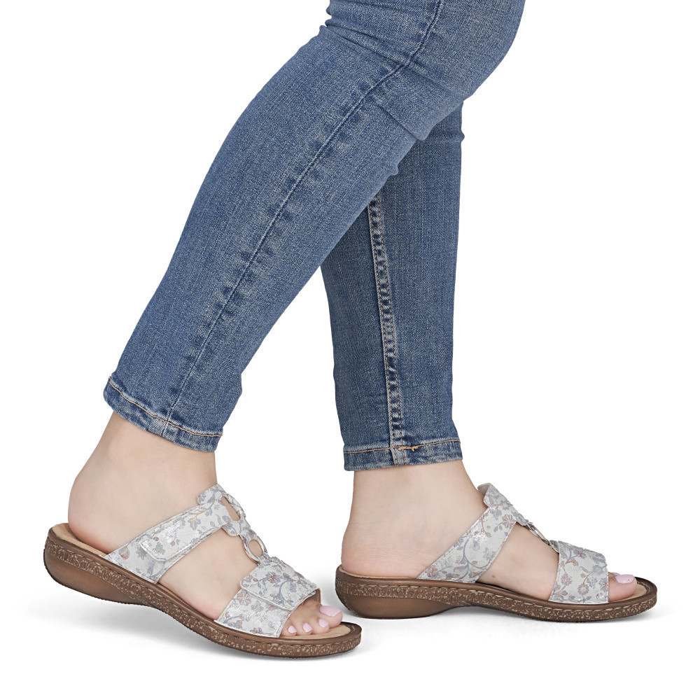 detail Dámské nazouváky RIEKER 628P9-91 šedá S6