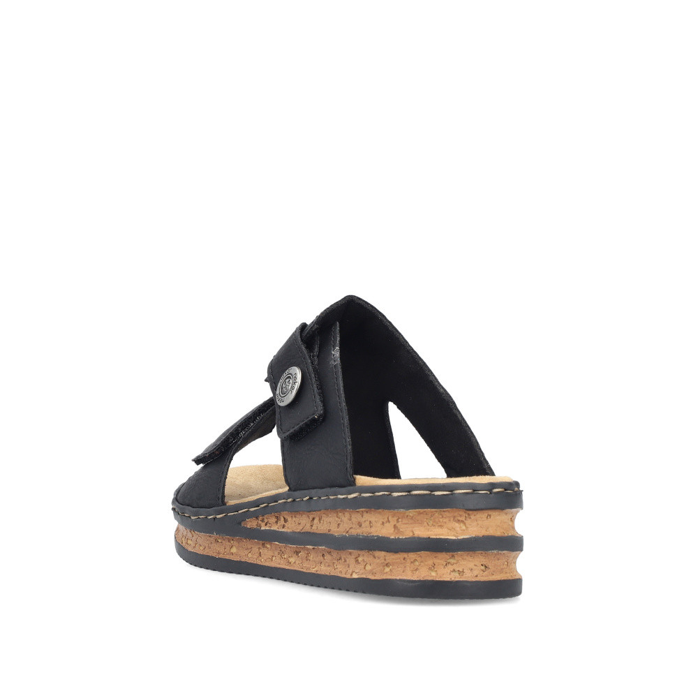 detail Dámské nazouváky RIEKER 62980-01 černá S6