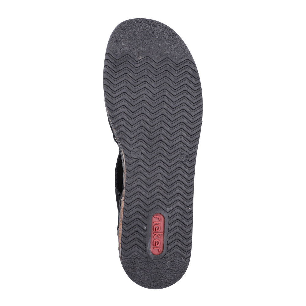 detail Dámské nazouváky RIEKER 62980-01 černá S6