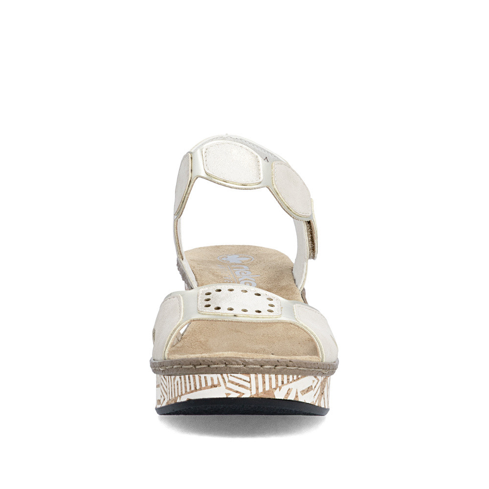 detail Dámské sandály RIEKER 63876-62 béžová S6