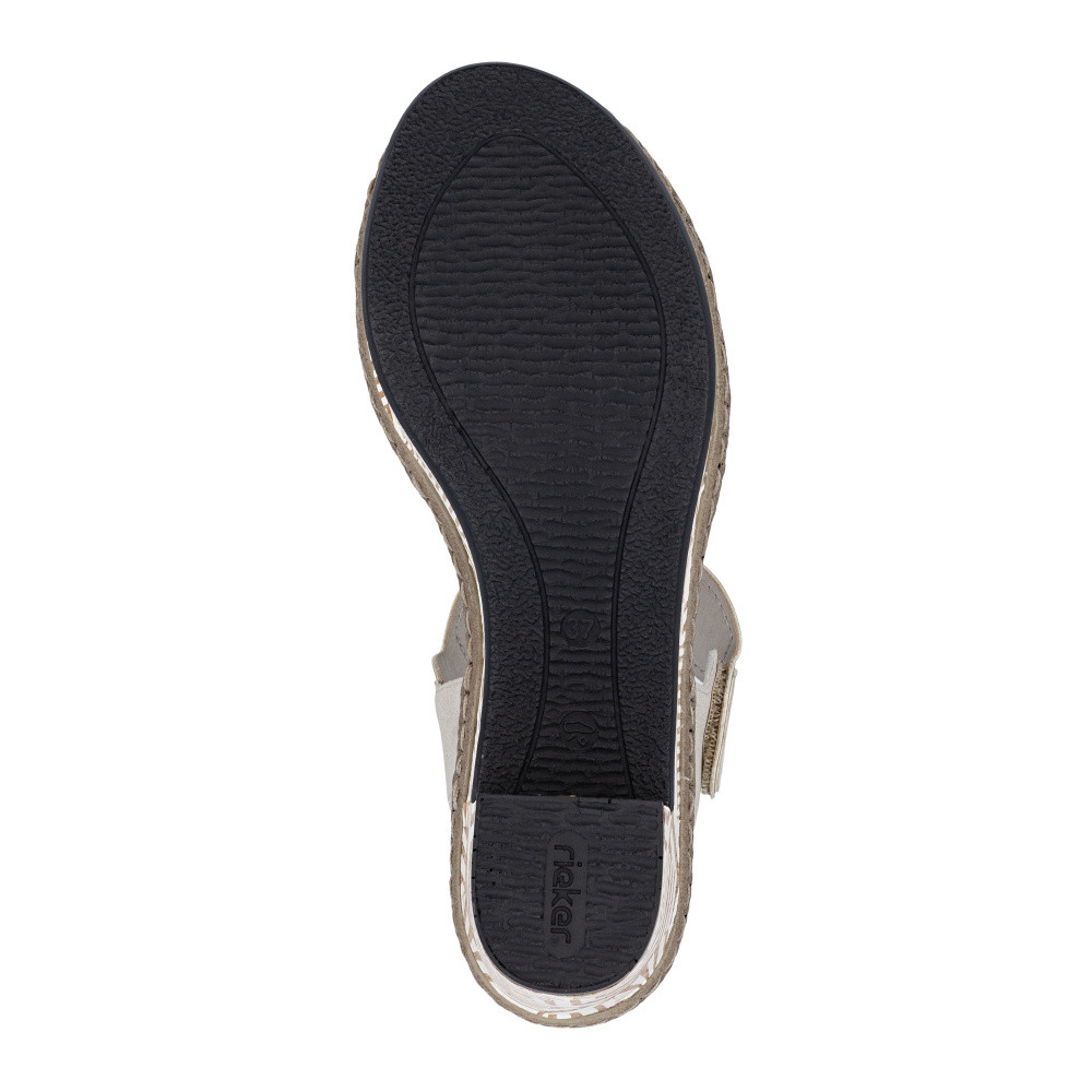 detail Dámské sandály RIEKER 63876-62 béžová S6