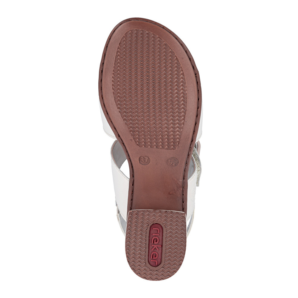 detail Dámské sandály RIEKER 64664-60 béžová S6