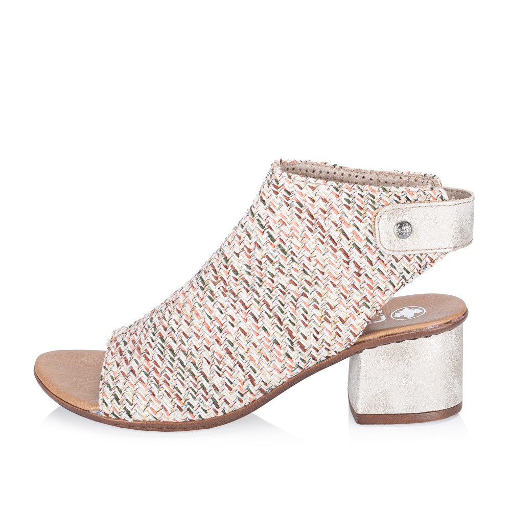 detail Dámské sandály RIEKER 64670-62 béžová S6