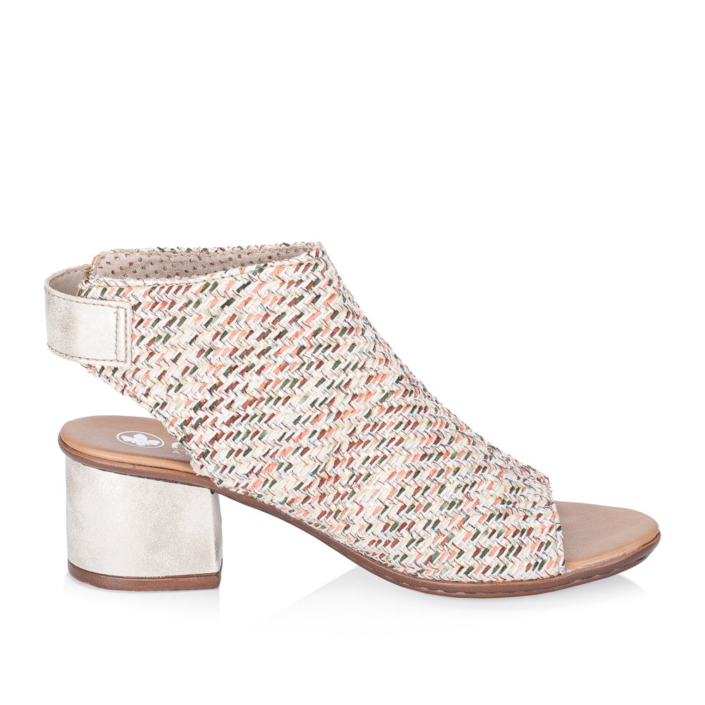 detail Dámské sandály RIEKER 64670-62 béžová S6