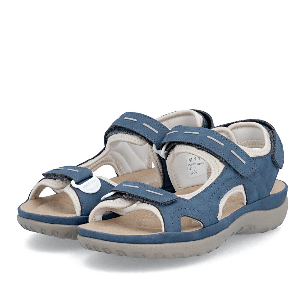 detail Dámské sandály RIEKER 64856-14 modrá S6