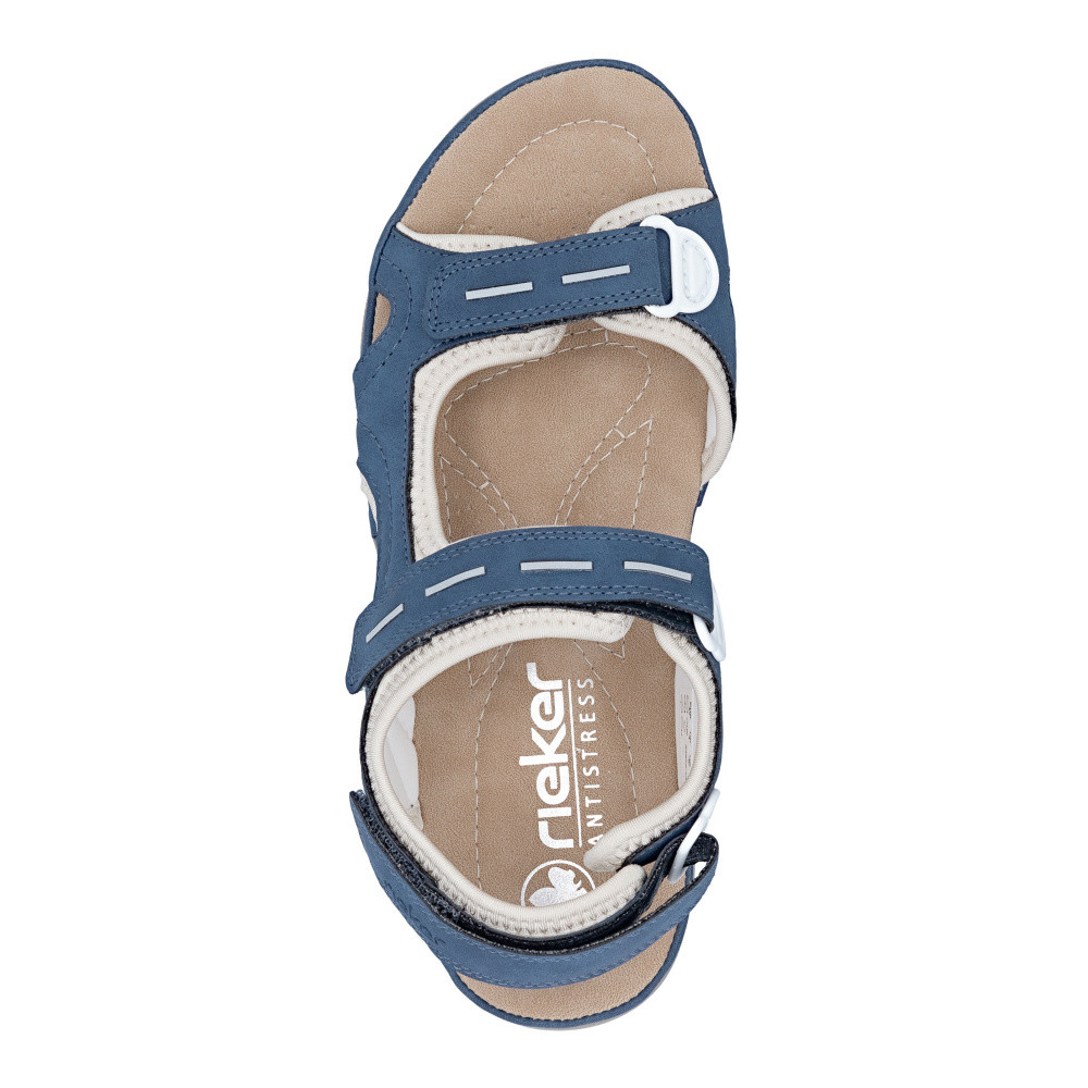 detail Dámské sandály RIEKER 64856-14 modrá S6