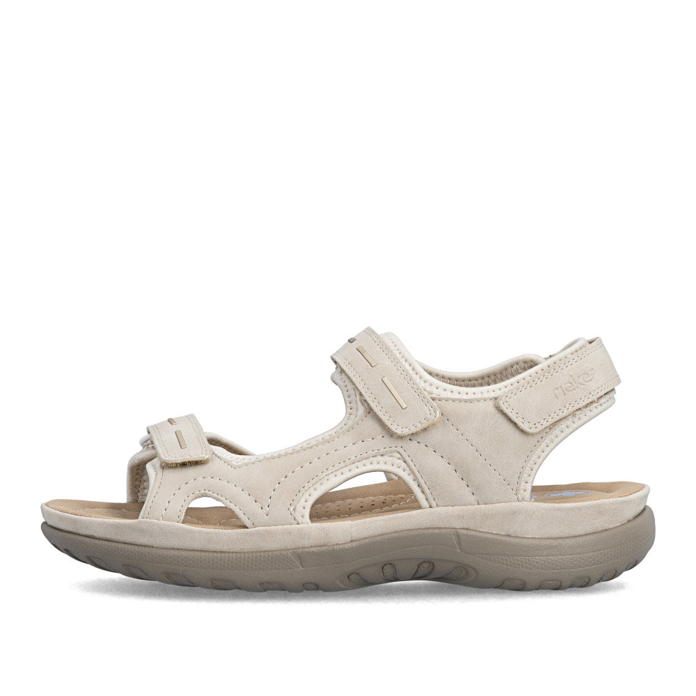 detail Dámské sandály RIEKER 64856-62 béžová S6