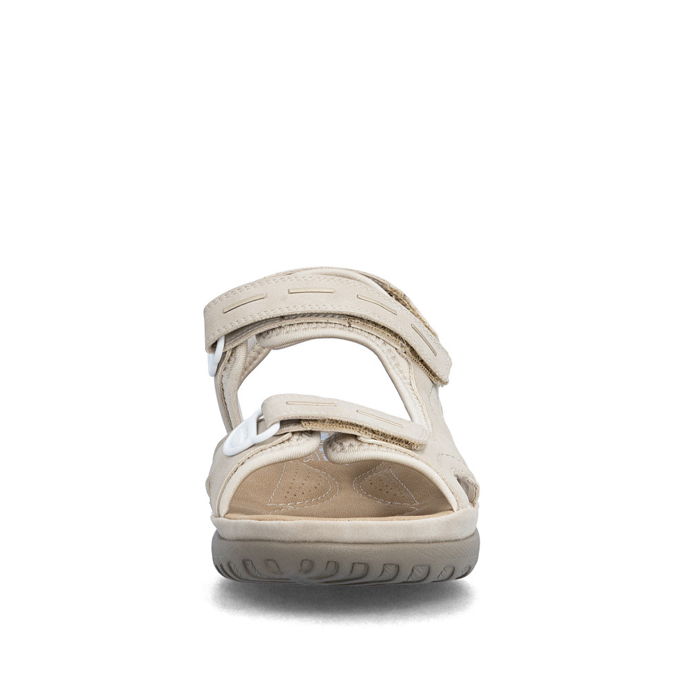 detail Dámské sandály RIEKER 64856-62 béžová S6