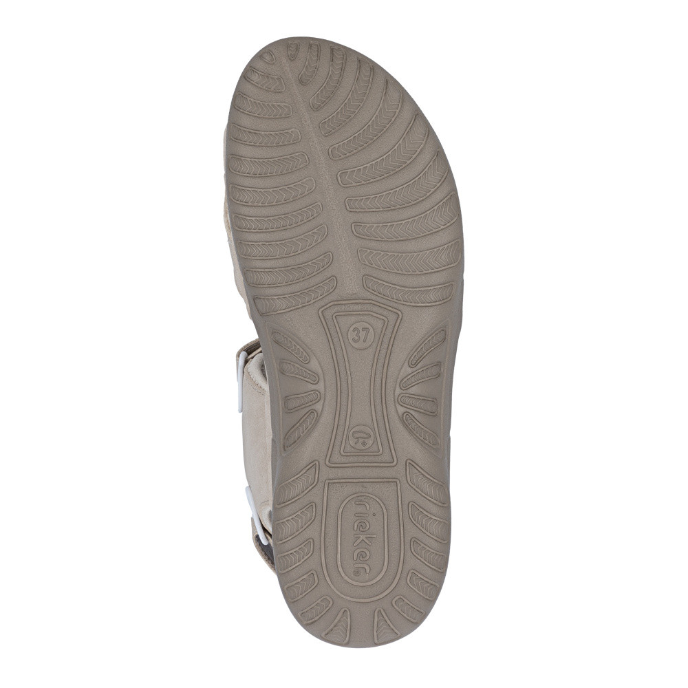 detail Dámské sandály RIEKER 64856-62 béžová S6