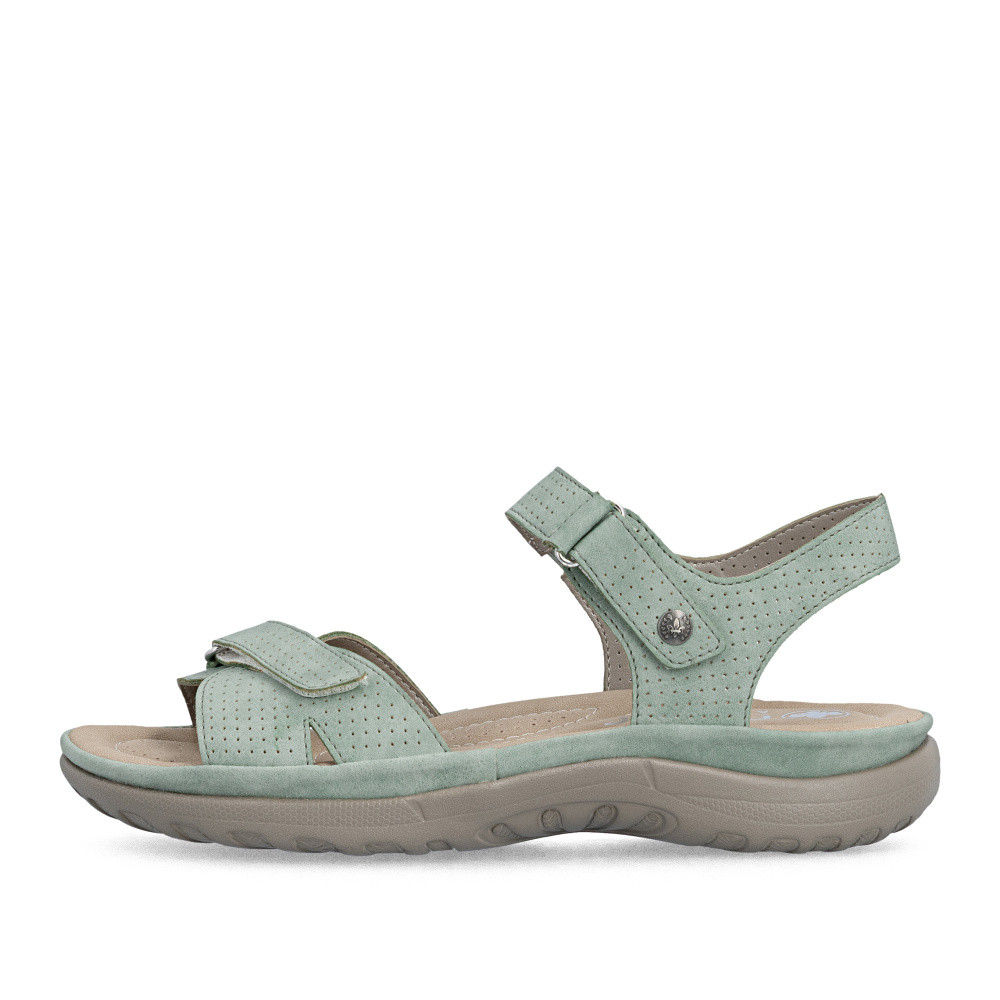 detail Dámské sandály RIEKER 64858-52 zelená S6