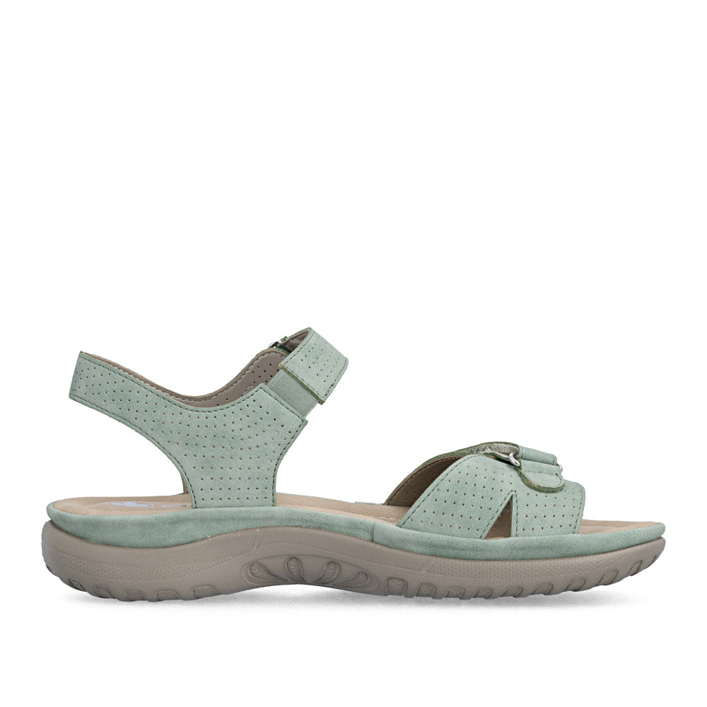 detail Dámské sandály RIEKER 64858-52 zelená S6