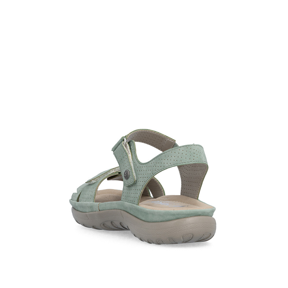 detail Dámské sandály RIEKER 64858-52 zelená S6