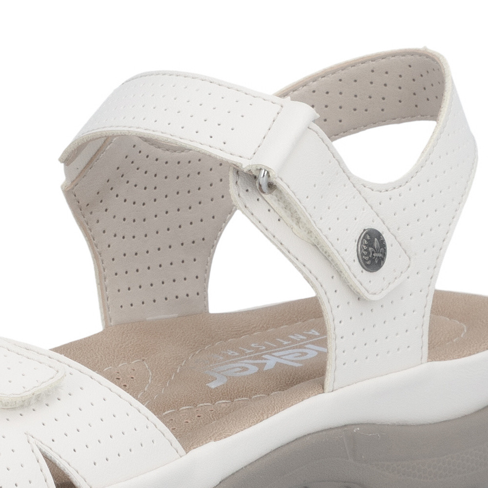 detail Dámské sandály RIEKER 64858-60 béžová S6