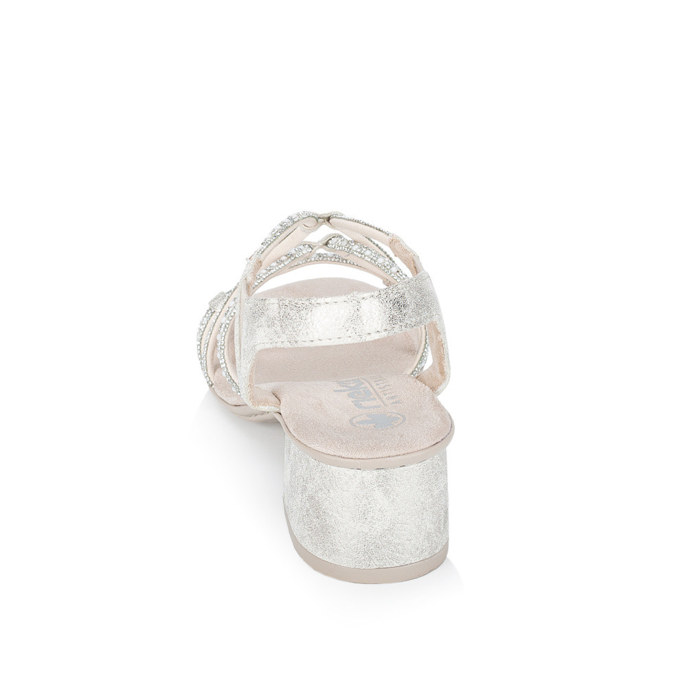 detail Dámské sandály RIEKER 64970-60 béžová S6