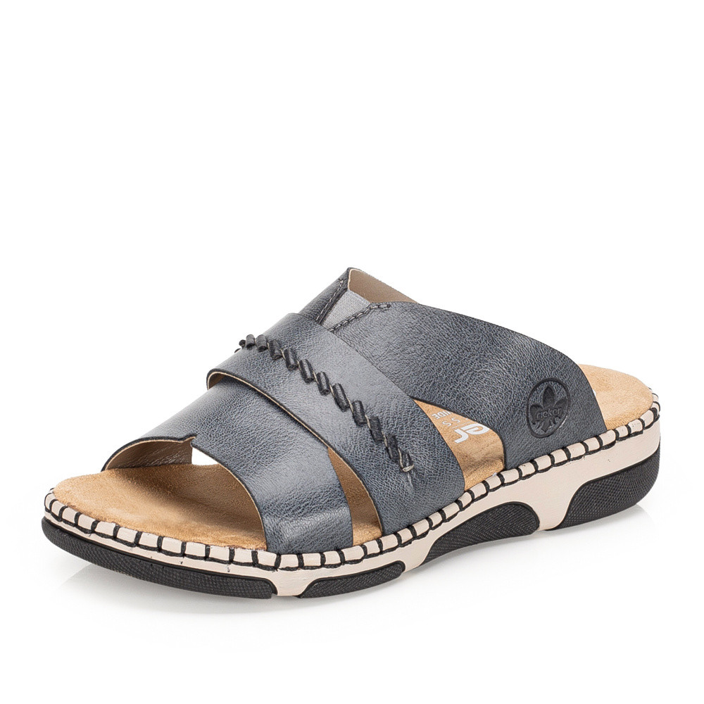 detail Dámské nazouváky RIEKER 66288-14 modrá S6