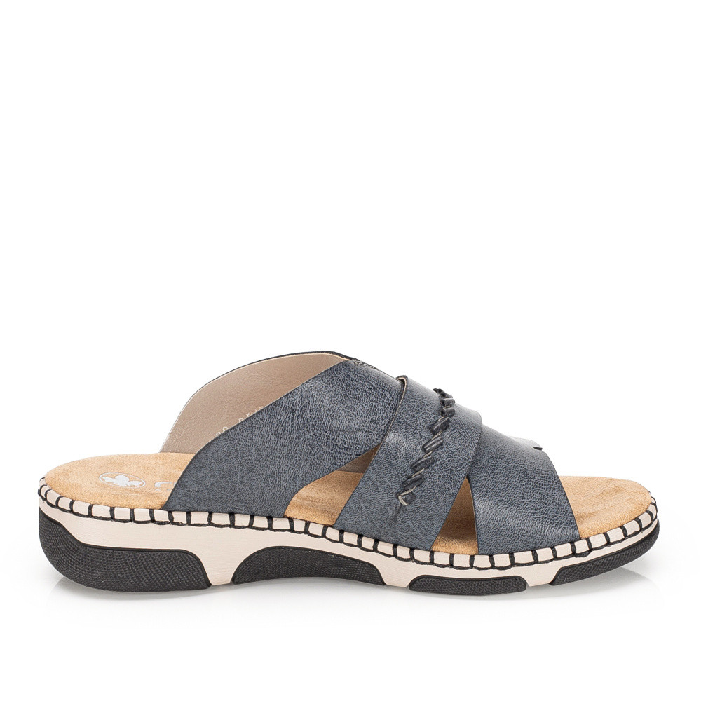 detail Dámské nazouváky RIEKER 66288-14 modrá S6