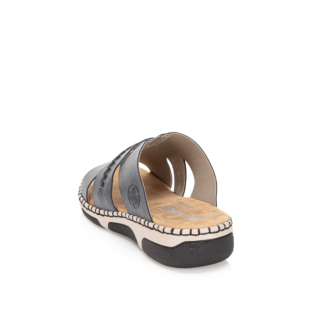 detail Dámské nazouváky RIEKER 66288-14 modrá S6