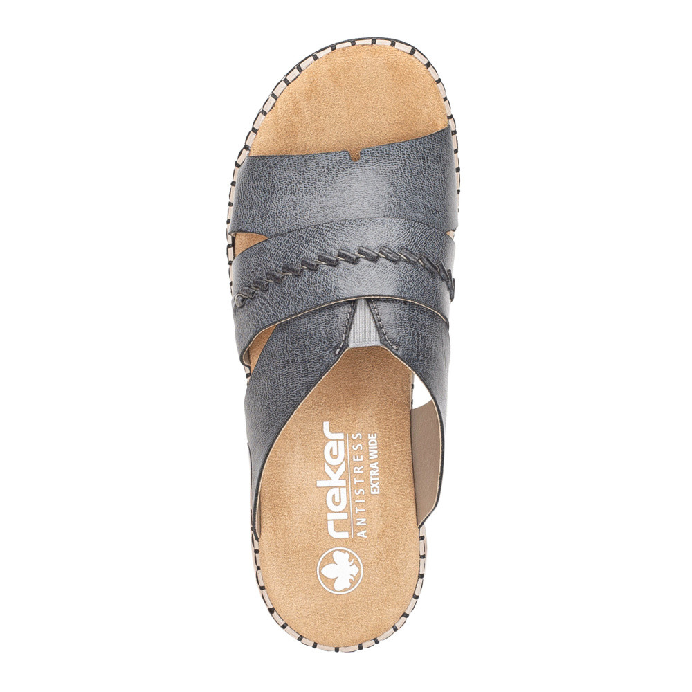 detail Dámské nazouváky RIEKER 66288-14 modrá S6