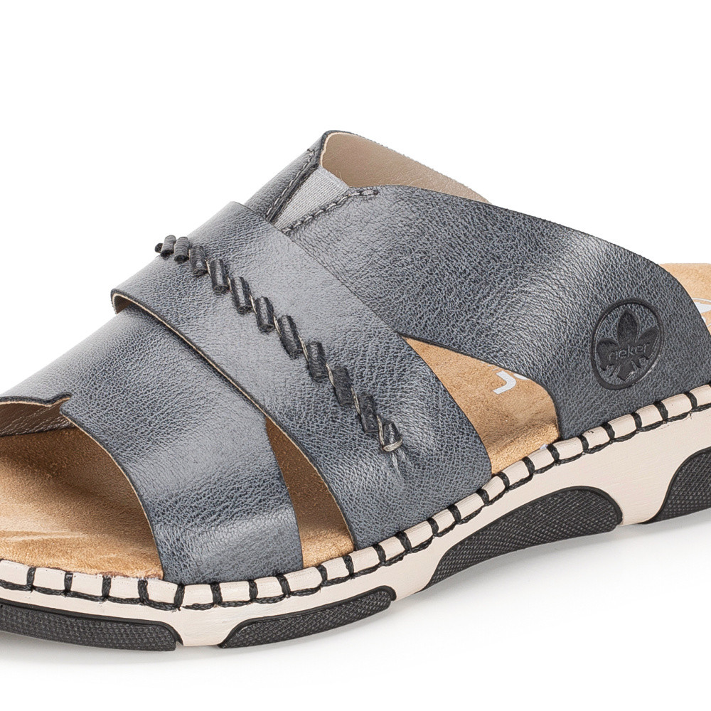 detail Dámské nazouváky RIEKER 66288-14 modrá S6