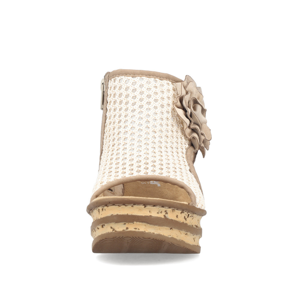 detail Dámské sandály RIEKER 68180-60   BEIGE   F/S6